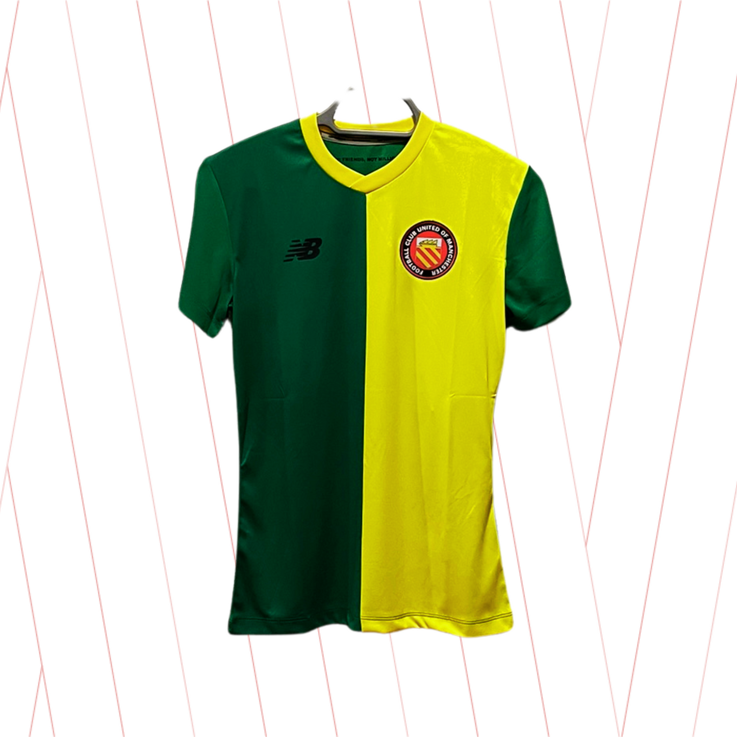 FC United of Manchester Green & Gold Away Shirt 2024/25 Season - Women's Fit