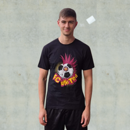 New: FC UNITED Punk Football Tee