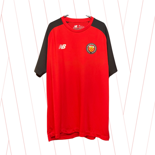 Red/Black Training T-Shirt - Adults