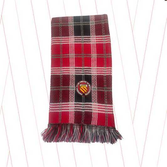 Tartan Scarf with Club Crest