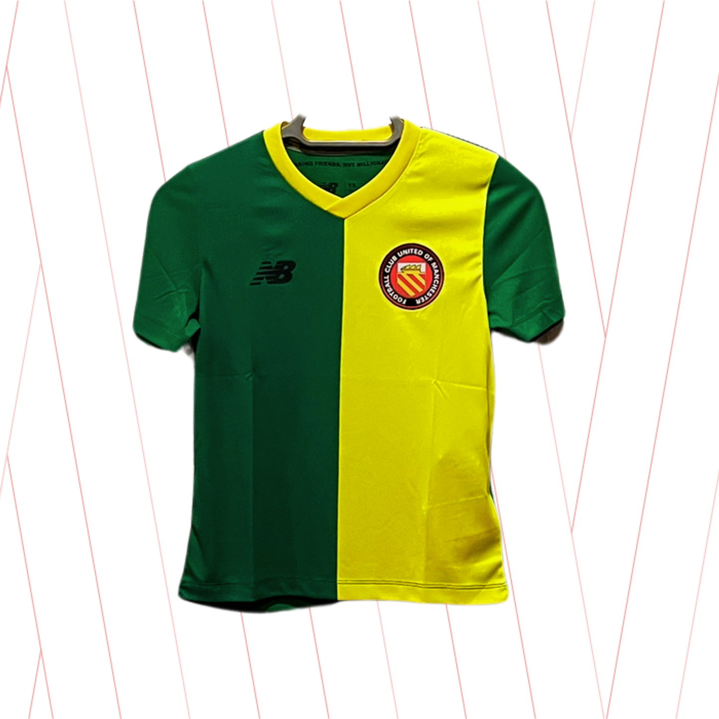 FC United of Manchester Green & Gold Away Shirt 2024/25 Season - Kids