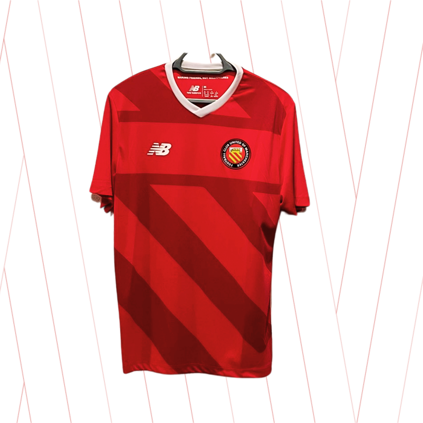 FC United of Manchester Red Home Shirt 2024/25 Season - Adults