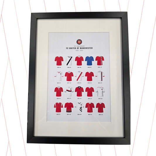 20 Years of FC United Playing Shirts Print