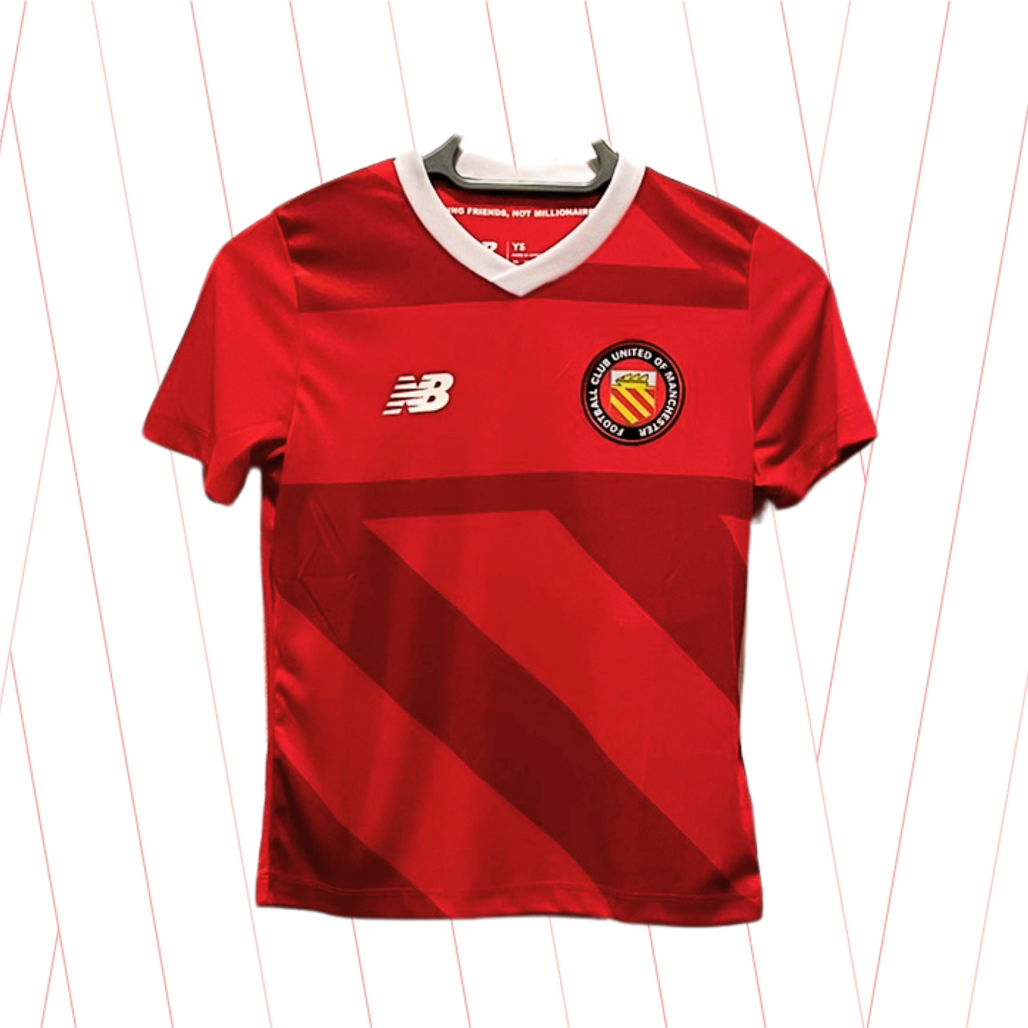 FC United of Manchester Red Home Shirt 2024/25 Season - Kids