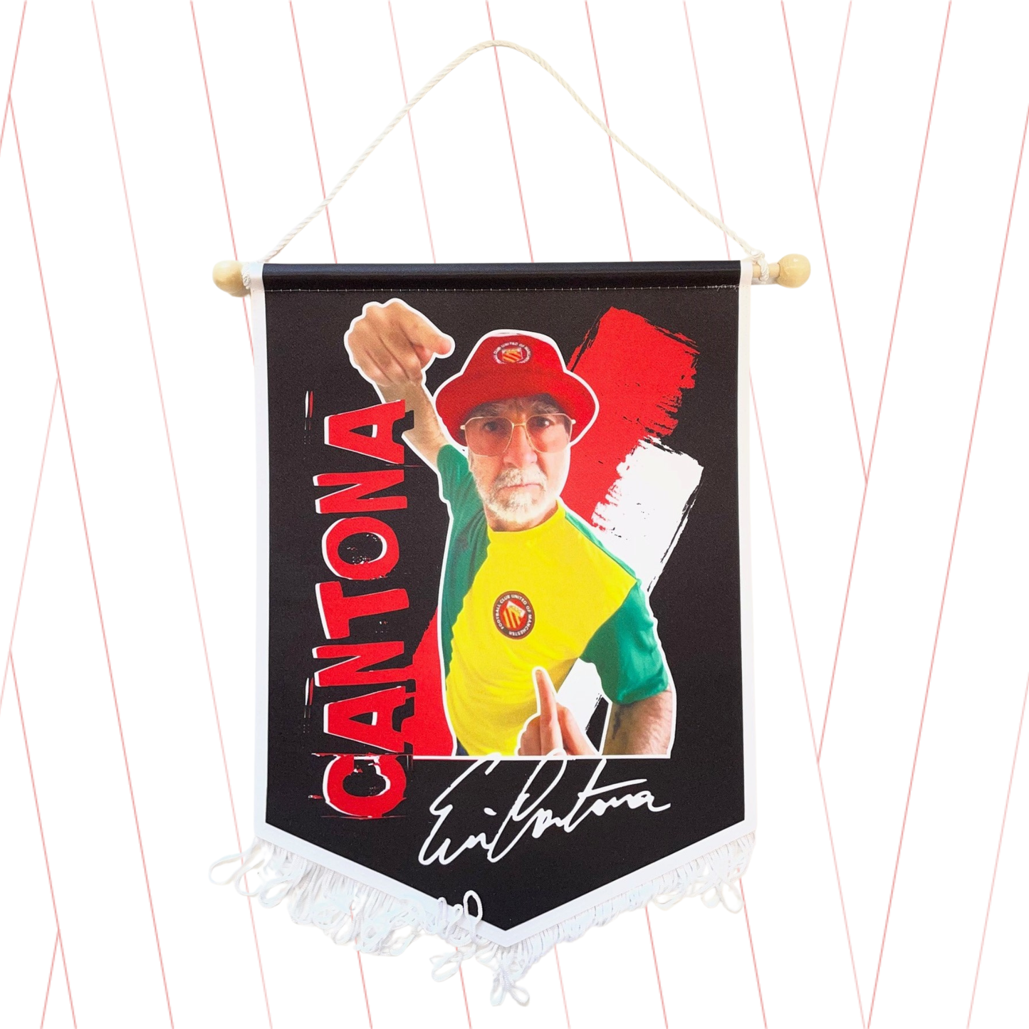 Two-Sided Cantona Pennant