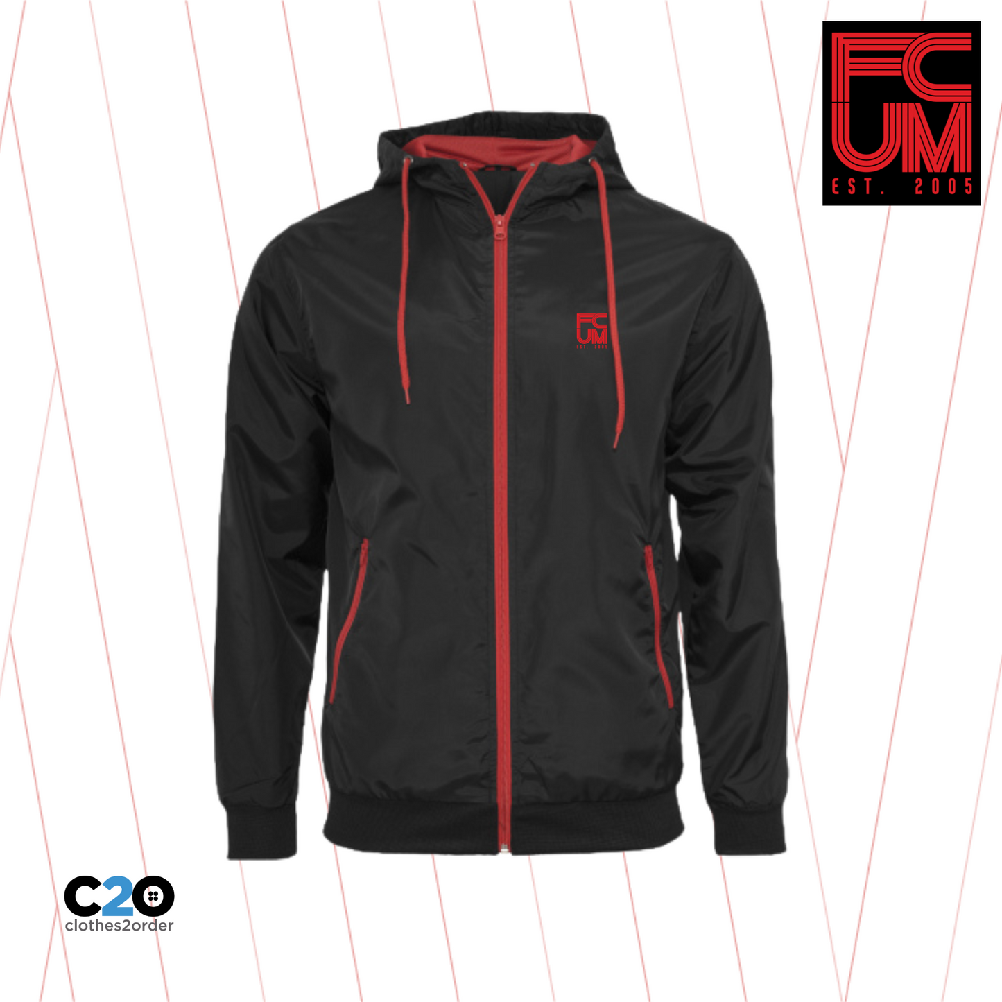 FCUM MiB Wind Runner - Black/Red