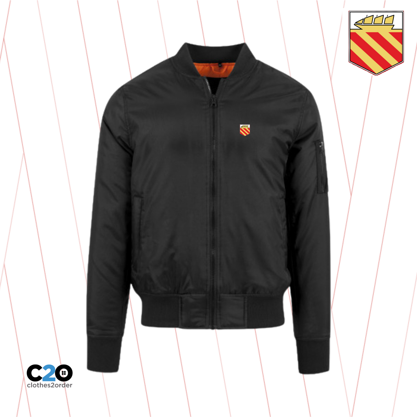 FineBadge Blackley Bomber Jacket - Black