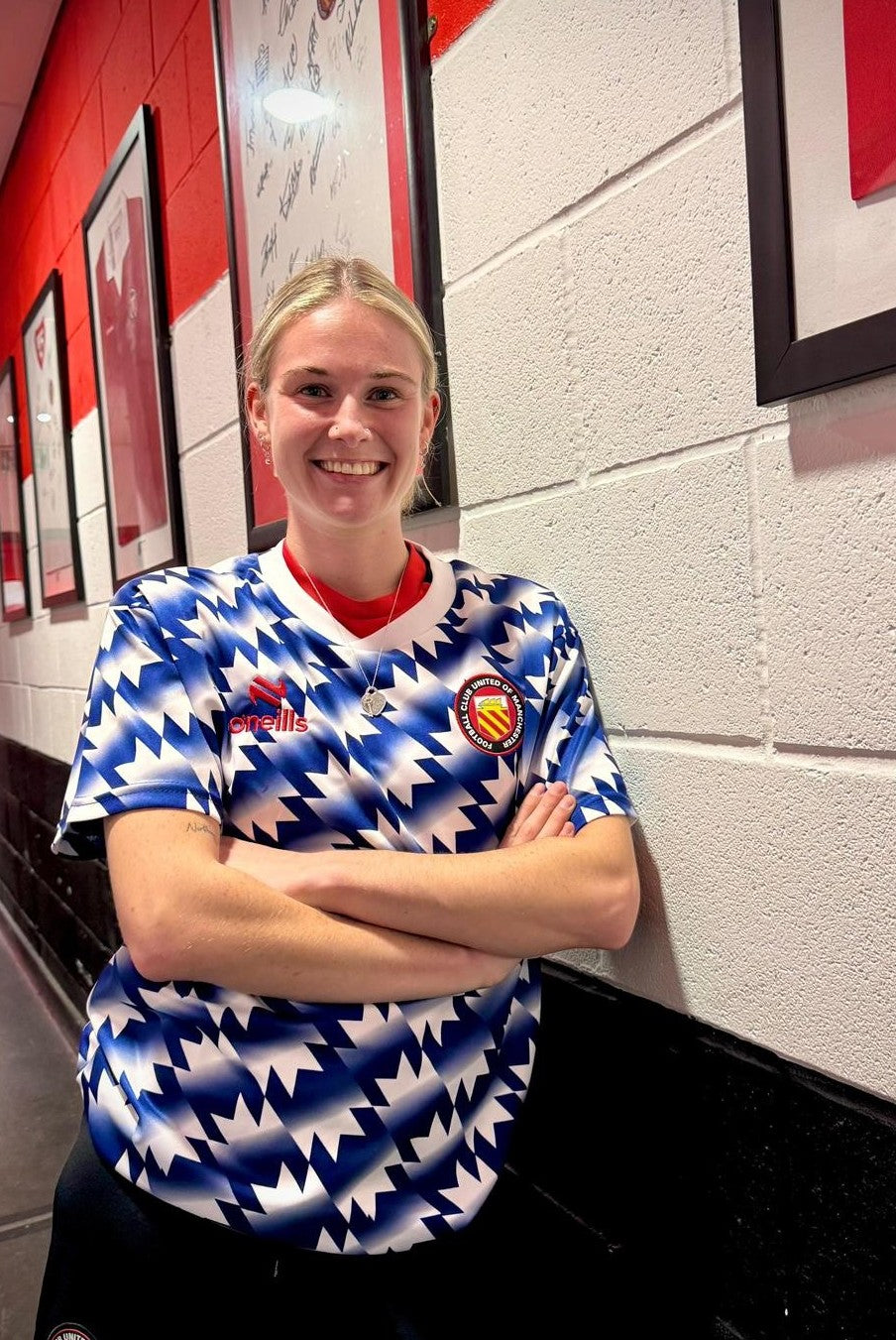 Retro Snowflake Football Shirt