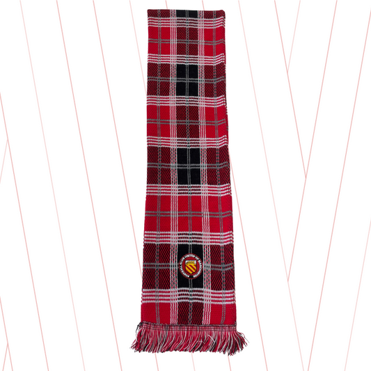 Tartan Scarf with Club Crest