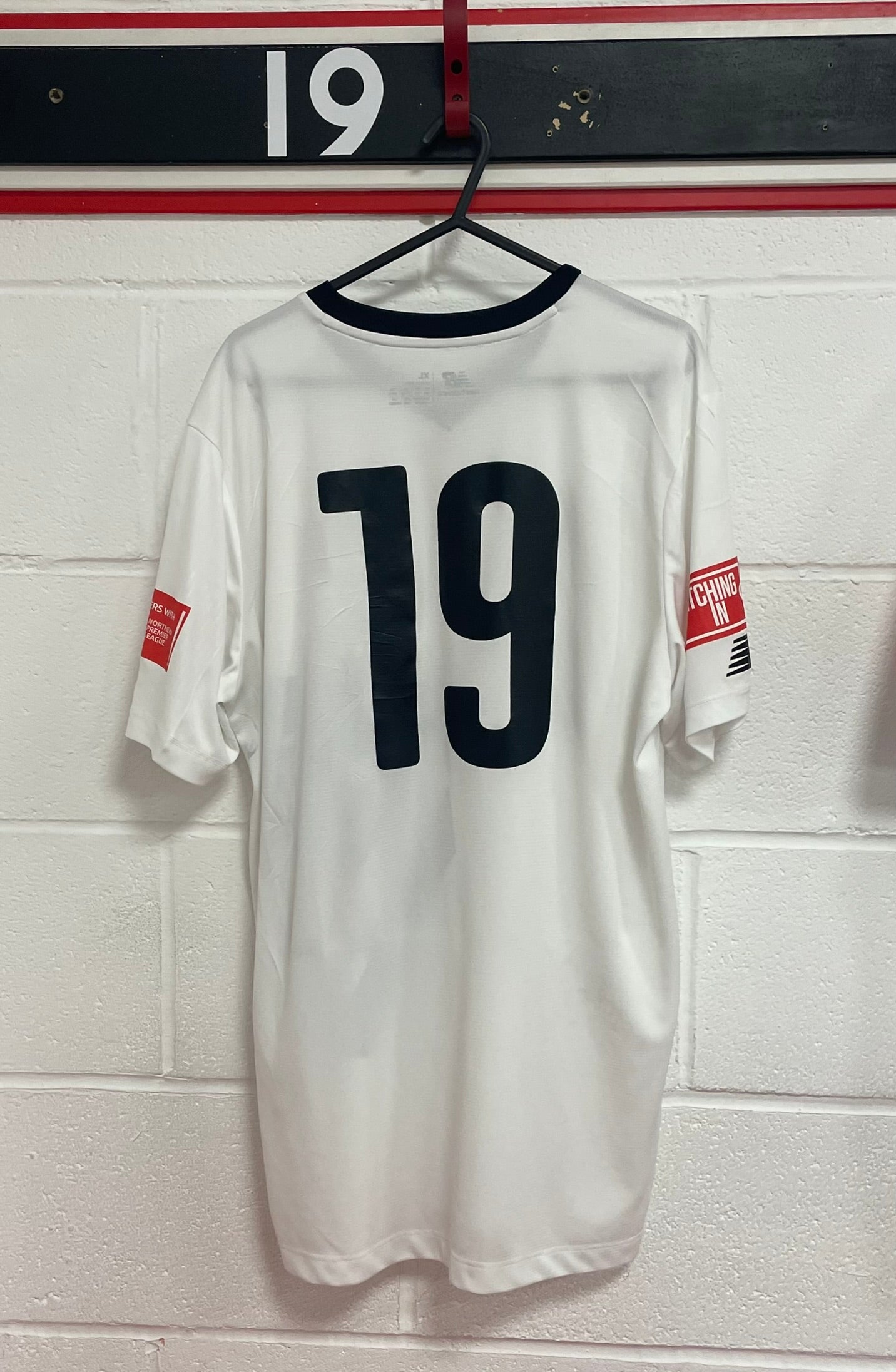 Match Worn White Shirt - Number 19