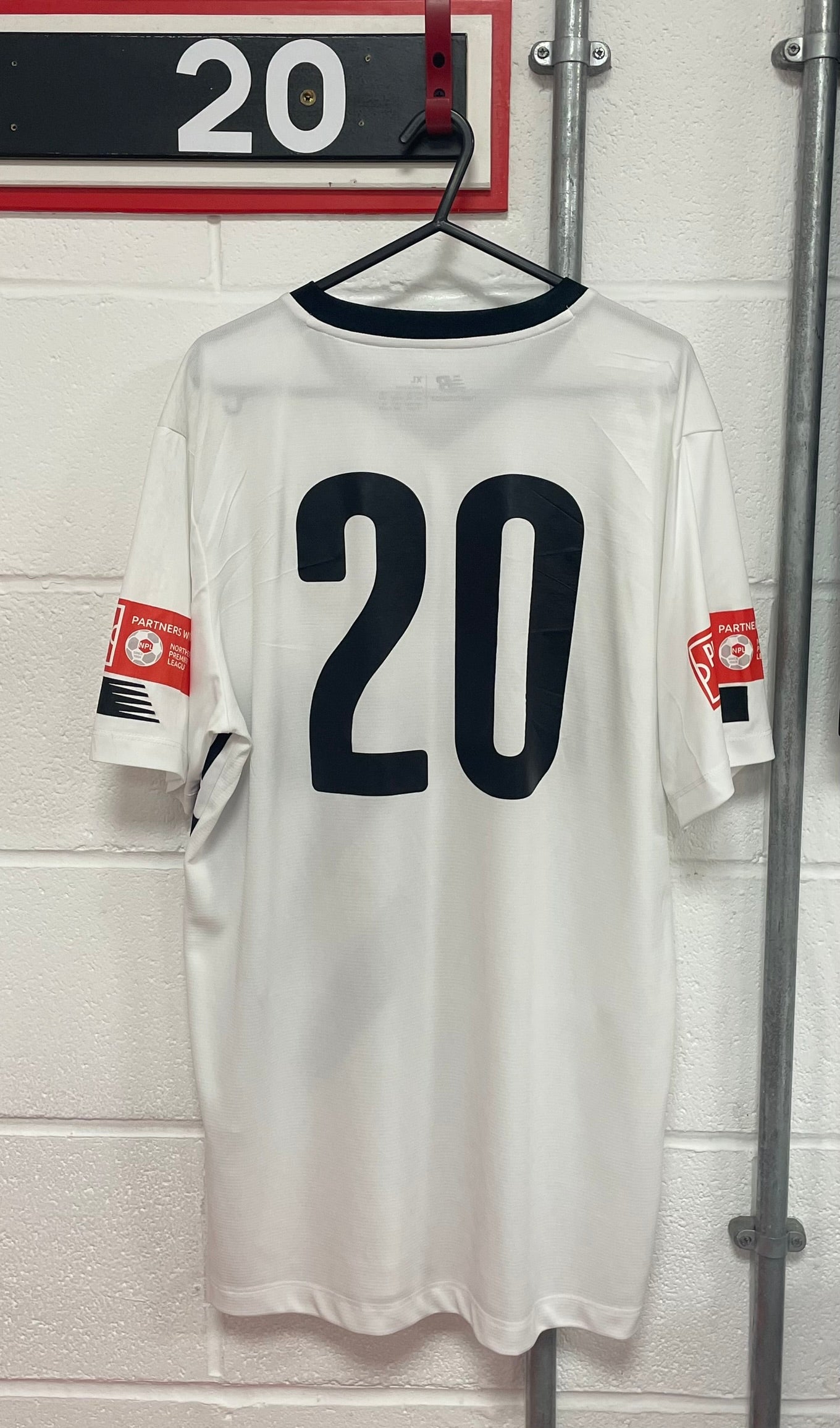 Match Worn White Shirt - Number 20