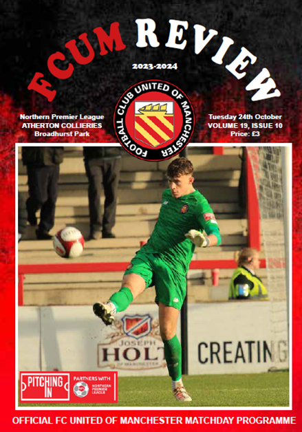 FC United V Atherton Collieries - 24th October 2023  - Digital Programme Version