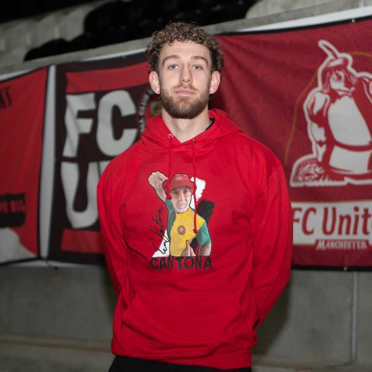 Red Cantona Hoodie