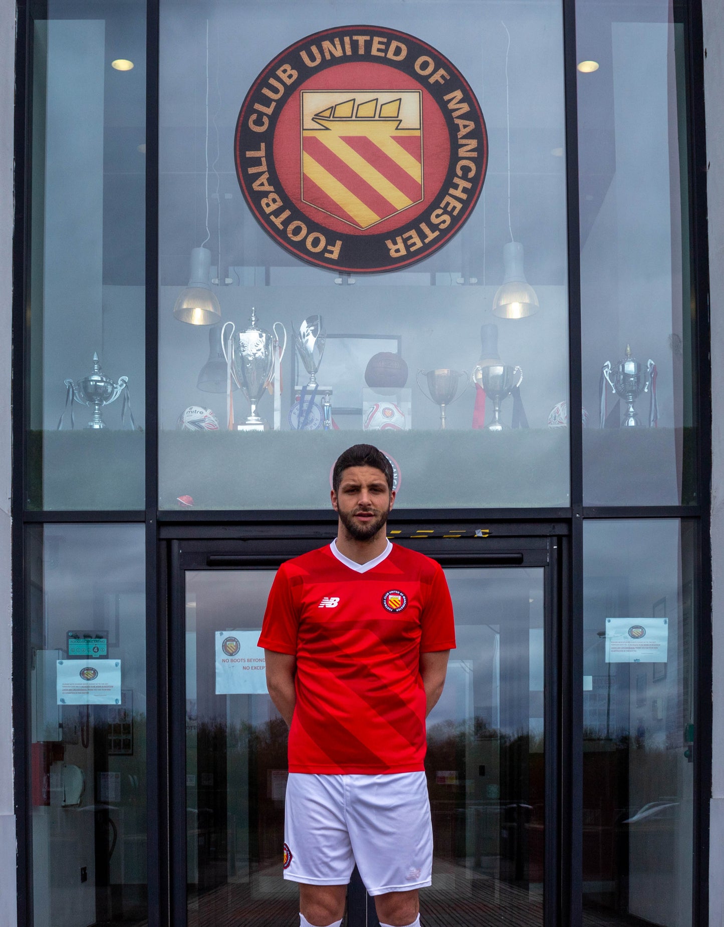 FC United of Manchester Red Home Shirt 2024/25 Season - JUNIOR