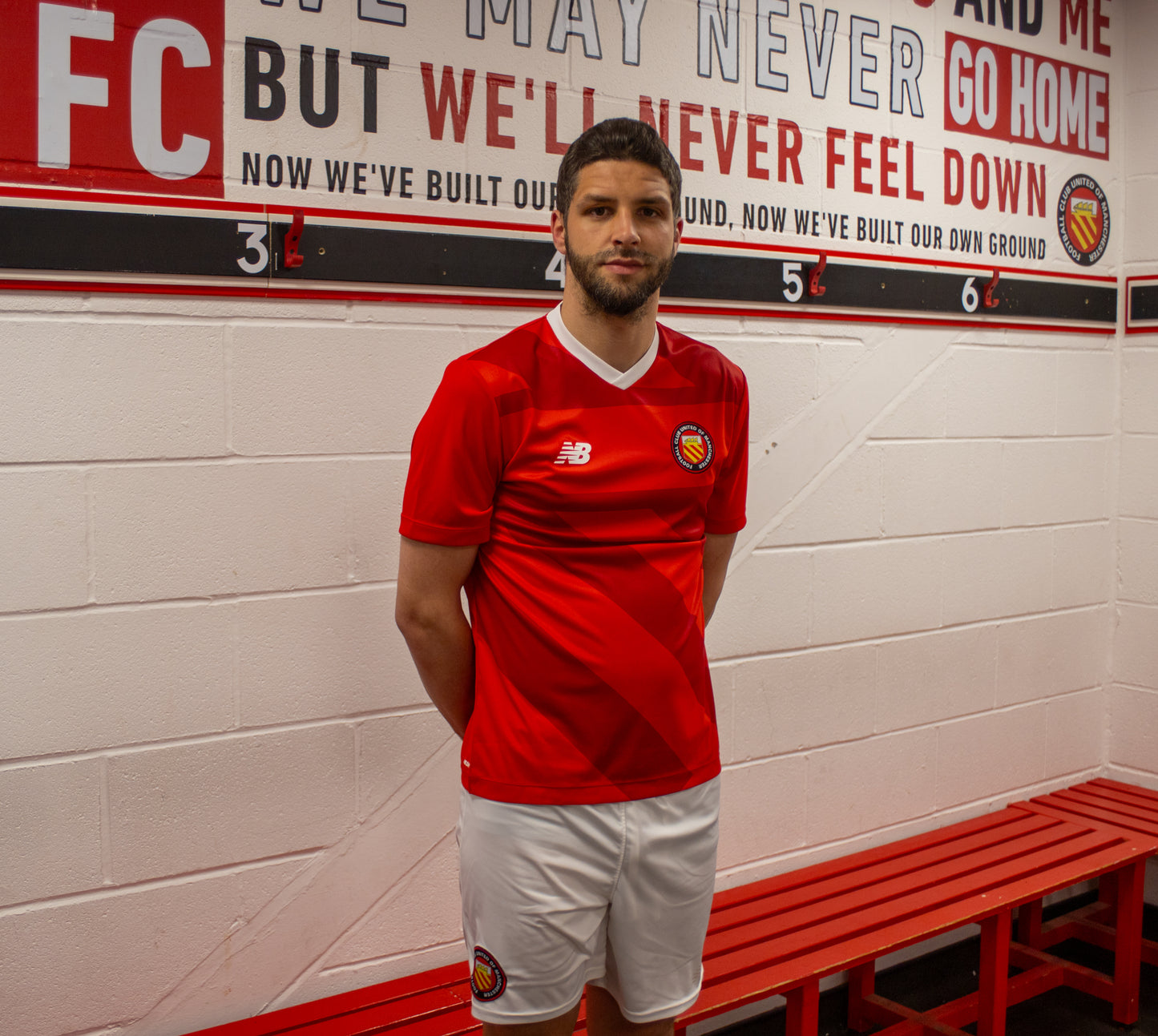 FC United of Manchester Red Home Shirt 2024/25 Season - JUNIOR