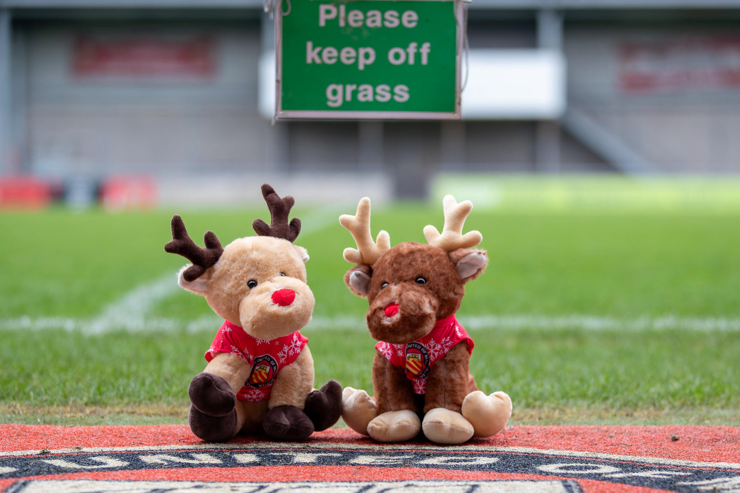 FC United Reindeer Stuffed Toy