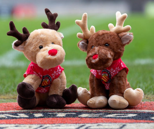 FC United Reindeer Stuffed Toy