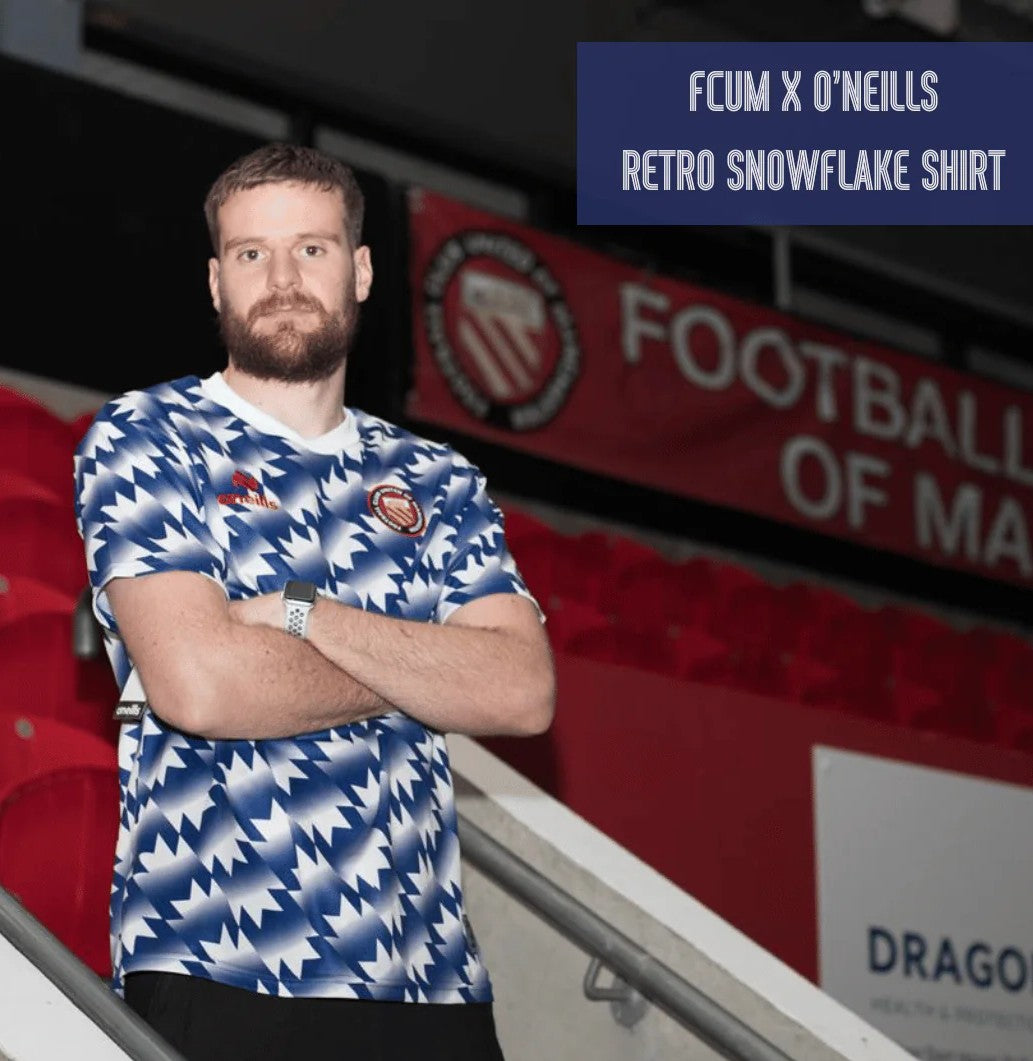 Retro Snowflake Football Shirt