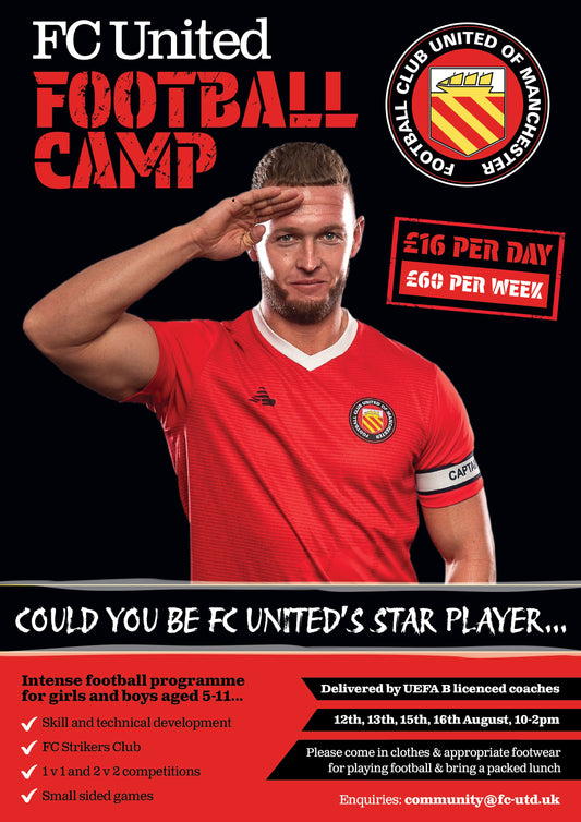 FC United Football Camp (Tues 13th August)