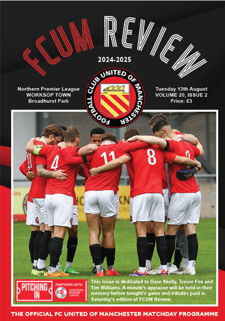 Worksop Town programme (Digital Copy) – FC United of Manchester